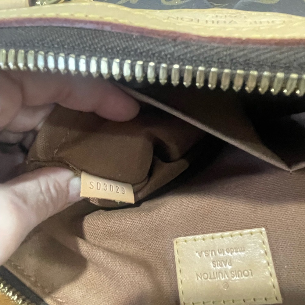 Louis Vuitton Dark Brown Monogram Satchel - Picture 8 of 11